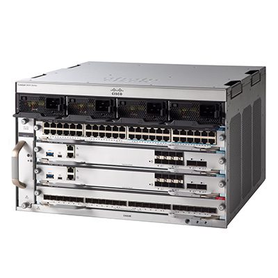 C9404R Cisco Catalyst 9400 Series 4 slot chassis, need to be ordered with configured accessories