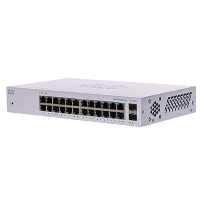 CBS110-24PP-EU CBS110 Unmanaged 24-port GE, Partial PoE, 2x1G SFP Shared