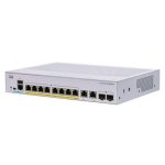 Cisco Business CBS250-8FP-E-2G Smart Switch | 8 Port GE | Full PoE | Ext PS | 2x1G Combo