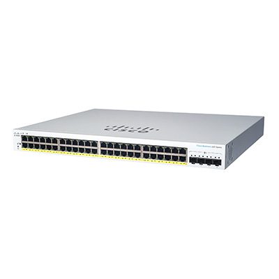 Cisco CBS220-48P-4G 48P 4x1G SFP Smart Switch