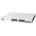 Cisco Catalyst 1200-24P-4G Smart Switch, 24-port GE, Full PoE, 4x1G SFP, (C1200-24P-4G)