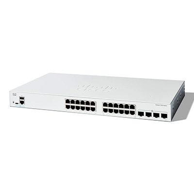 Cisco Catalyst 1200-24T-4G Smart Switch, 24-port GE,  4x1G SFP, (C1200-24T-4G)
