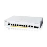 Cisco Catalyst 1200-8P-E-2G Smart Switch, 8-port GE, Ext PS, 2x1G Combo (C1200-8P-E-2G)