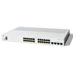 Cisco Catalyst 1300-24P-4X Managed Switch, 24-port GE, Full PoE, 4x10G SFP+ (C1300-24P-4X)