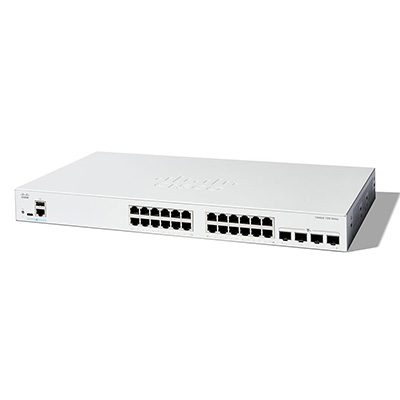 Cisco Catalyst 1300-24T-4G Managed Switch, 24-port GE, 4x10G SFP (C1300-24T-4G)
