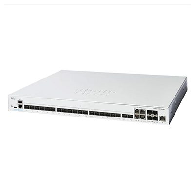 Cisco Catalyst 1300-24XS Managed Switch, 24-port SFP+, 4x10GE Shared,(C1300-24XS)