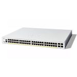 Cisco Catalyst 1300-48FP-4X Managed Switch, 48 Port GE, Full PoE, 4x10GE SFP+ (C1300-48FP-4X)