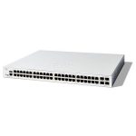 Cisco Catalyst 1300-48T-4X Managed Switch, 48 Port GE, Full PoE, 4x10GE SFP+ (C1300-48T-4X )