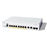 Cisco Catalyst 1300-8T-E-2G Managed Switch, 8-port GE, Ext PS, 2x1G Combo  (C1300-8T-E-2G)