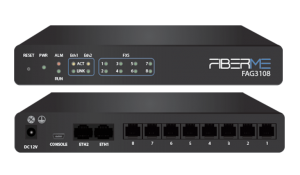 FIBERME FAG3108 Gateway – 8 FXS Ports Analog-to-IP VoIP Bridge