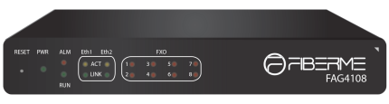 FIBERME FAG4108 Gateway – 8 FXO Ports PSTN to SIP VoIP Bridge