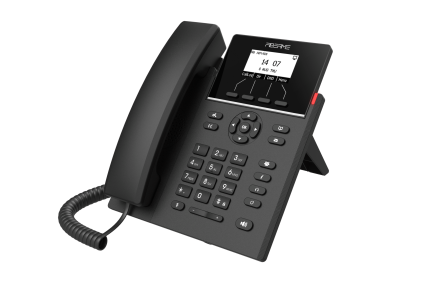 FIBERME FAP2714P HD Voice IP Phone – 2 SIP, 2.4″ Backlit, Dual 10/100, PoE (No PSU)