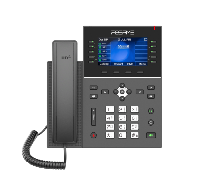 FIBERME FAP2760 HD Voice IP Phone – 20 SIP, 4.3″ Color, Gigabit PoE (No PSU)