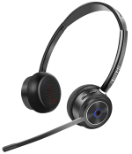 FIBERME FBH32D DUO Bluetooth Headset with ENC – 22H Talk Time