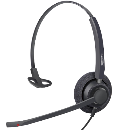 FIBERME FCH7303 MONO USB Headset – AI Noise Cancellation