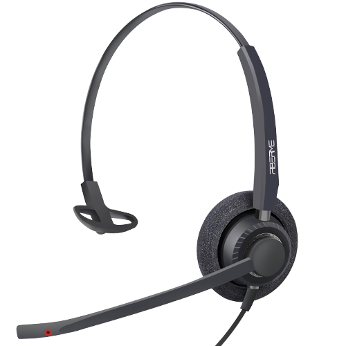 FCH7303mono.png FIBERME FCH7303 MONO USB Headset – AI Noise Cancellation