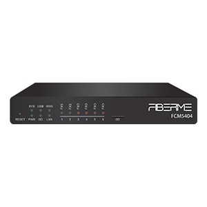 FIBERME FCM5404 VoIP PBX – 60 to 300 Users, 4 FXO & 2 FXS, Dual Ethernet