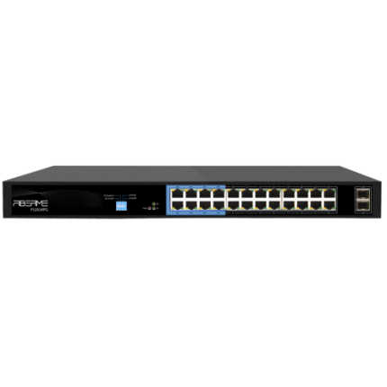 FIBERME FSAi2024GP 24-Port AI PoE Gigabit Switch – Smart Power & Extended Range