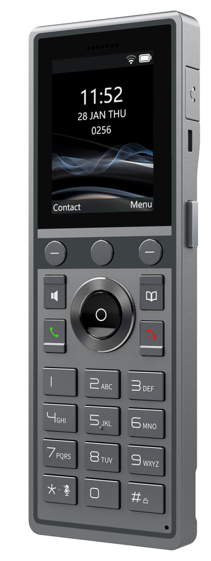 FIBERME FW620 Dual Band WiFi Portable IP Phone – HD Wireless SIP Phone with Bluetooth & PTT
