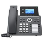 Grandstream GRP2604P IP Phone – 6 SIP Accounts, 3 Lines, PoE VoIP Desk Phone
