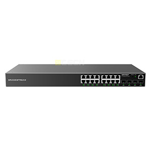 Grandstream GWN7802P — 16-Port Layer 2+ Managed PoE+ Switch