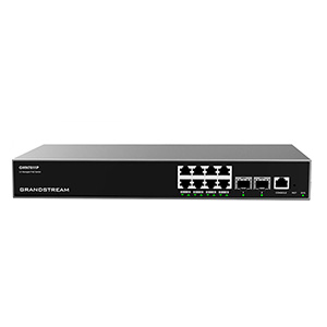 Grandstream GWN7811P 8-Port PoE Switch, Layer 3 Managed Network Switch with ext