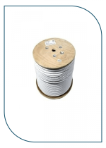 ProLink PL-C6-LSZH-W — CAT6 U/UTP Cable, 4 Pair 23 AWG, LSZH White, RIB