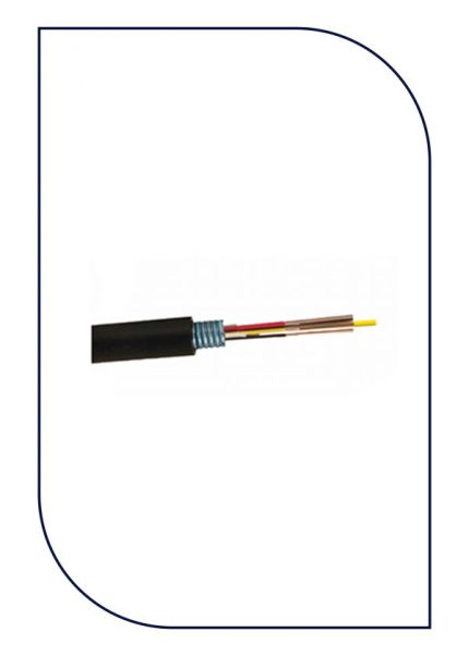 ProLink PL‑FOC12S‑OM3 — Single Armor Central Loose Tube Fiber Cable, 12‑Core, OM3 Multimode (50/125 µm, ~10 mm OD)