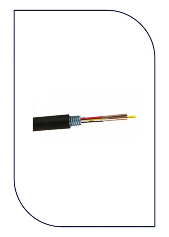 ProLink PL‑FOC12S‑OM3 — Single Armor Central Loose Tube Fiber Cable, 12‑Core, OM3 Multimode (50/125 µm, ~10 mm OD)