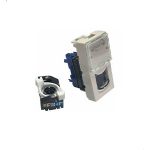 ProLink PL-KJ6-RTL-CLIP — CAT6 UTP 1G Keystone Jack, Rotating with Clip Adapter