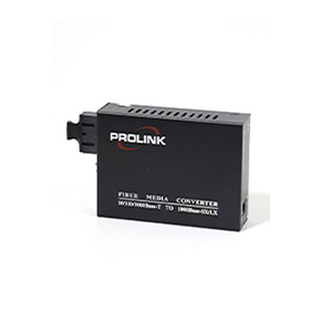 ProLink PL‑MCG‑SM — Single‑Mode Fiber Media Converter, 10/100/1000 Base‑TX/FX