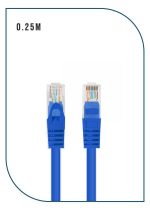 ProLink PL-PC-U6-0.25BL — CAT6 UTP Patch Cord, 0.25M, LSZH Blue