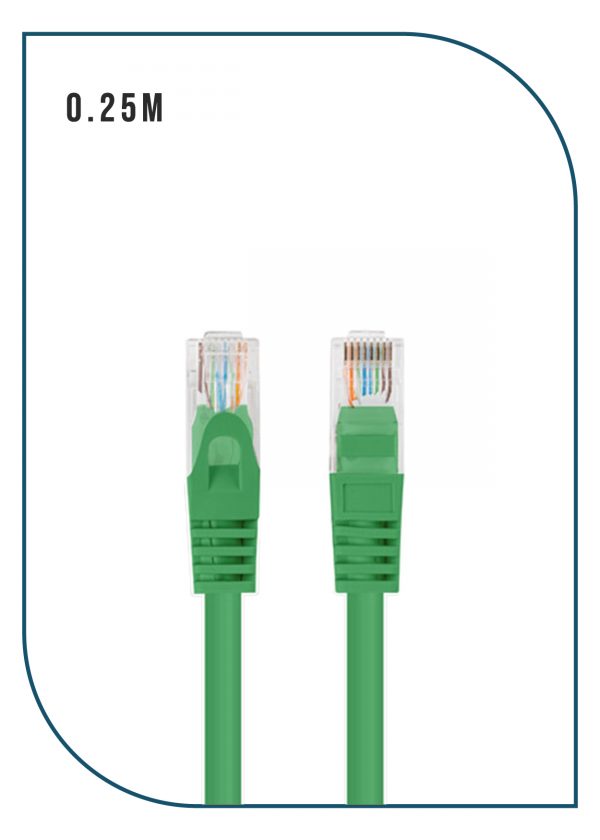 PL-PC-U6-0.25GN-1.jpg ProLink PL-PC-U6-0.25GN — CAT6 UTP Patch Cord, 0.25M, LSZH Green