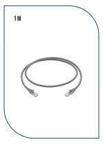 ProLink PL-PC-U6-1G — CAT6 UTP Patch Cord, 1M, LSZH Gray