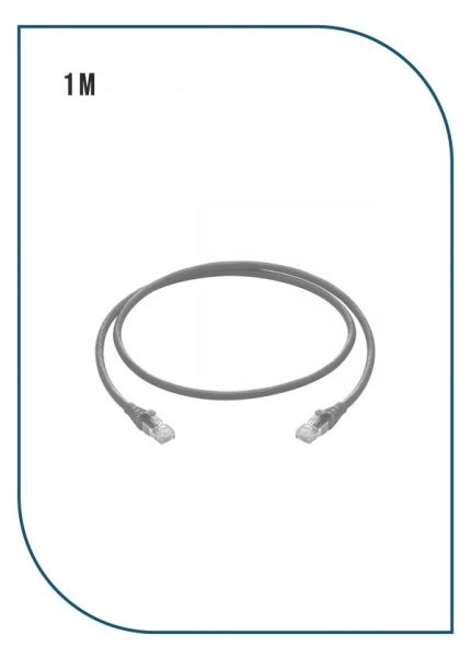 ProLink PL-PC-U6-1G — CAT6 UTP Patch Cord, 1M, LSZH Gray