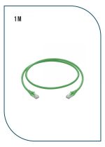 ProLink PL-PC-U6-1GN — CAT6 UTP Patch Cord, 1M, LSZH Green