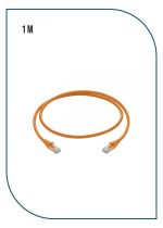ProLink PL-PC-U6-1OR — CAT6 UTP Patch Cord, 1M, LSZH Orange
