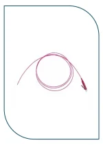 ProLink PL‑PLC‑OM4 — Multimode Fiber Optic Pigtail, LC/PC, OM4, 1 M