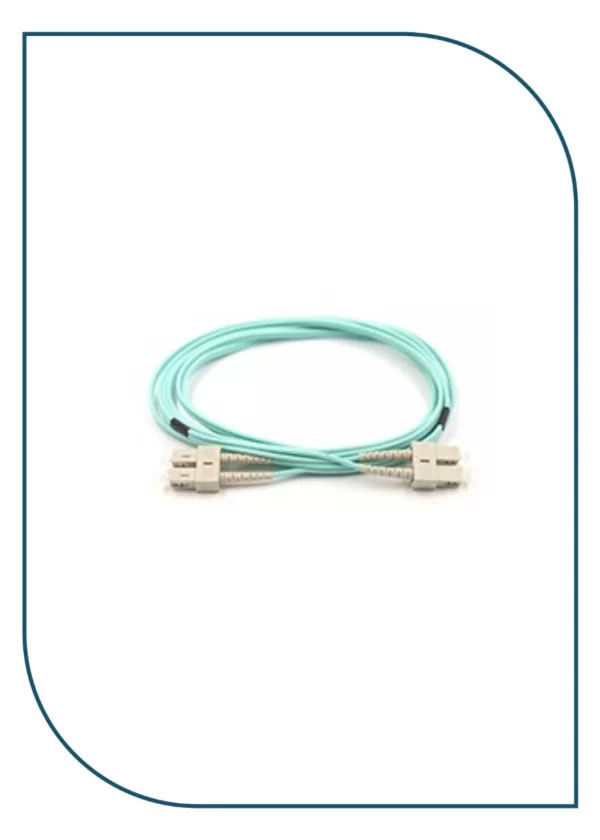 PL-SC-SC-OM3-5.webp ProLink PL‑SC‑SC‑OM3‑5 — Fiber Optic Jumper Cord, SC‑SC Duplex, OM3, 5 M
