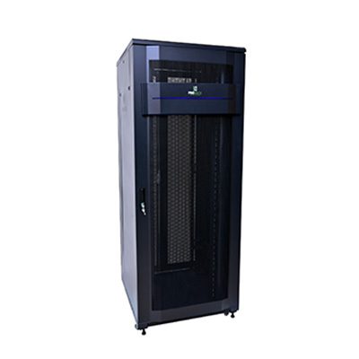 PR-FV6142 ProRack 42U 600*1000Standing network rack with vented door, 4 fans, 1 shelf and 1 PDU 8 outlet