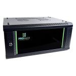 PR-W6404 ProRack 4U 600*450Wall mount cabinet with glass door, 1 fan, 1 shelf and 1 PDU 6 outlet PR-W6404