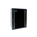 PR-W6609 ProRack 9U 600*600 Wall mount cabinet with glass door, 1 fan, 1 shelf and 1 PDU 6 outlet