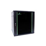PR-W6615 ProRack 15U 600*600Wall mount cabinet with glass door, 1 fan, 1 shelf and 1 PDU 6 outlet