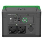 Schneider OffGridPPS500-GR Portable Power Station , 230V, 517Wh Lithium-ion, LCD, 2 CEE 7/3 Schuko outlets, Sinewave, 3 USB-A, 2 USB-C, Wireless Charger