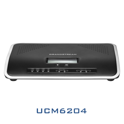 Grandstream UCM6204 IP PBX – 4 FXO, 2 FXS, 500 Users VoIP PBX System