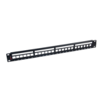 Premium-Line 1U 19” Rack Mounted PLC Splitter,2x32, SC/APC SM Adapter Loaded, black (254232412)