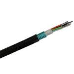 Premium Line FO OD Cable, Unitube, Steel Armored w/Glass Yarn Strength Members, MM 50/125 OM3, 12C, PE