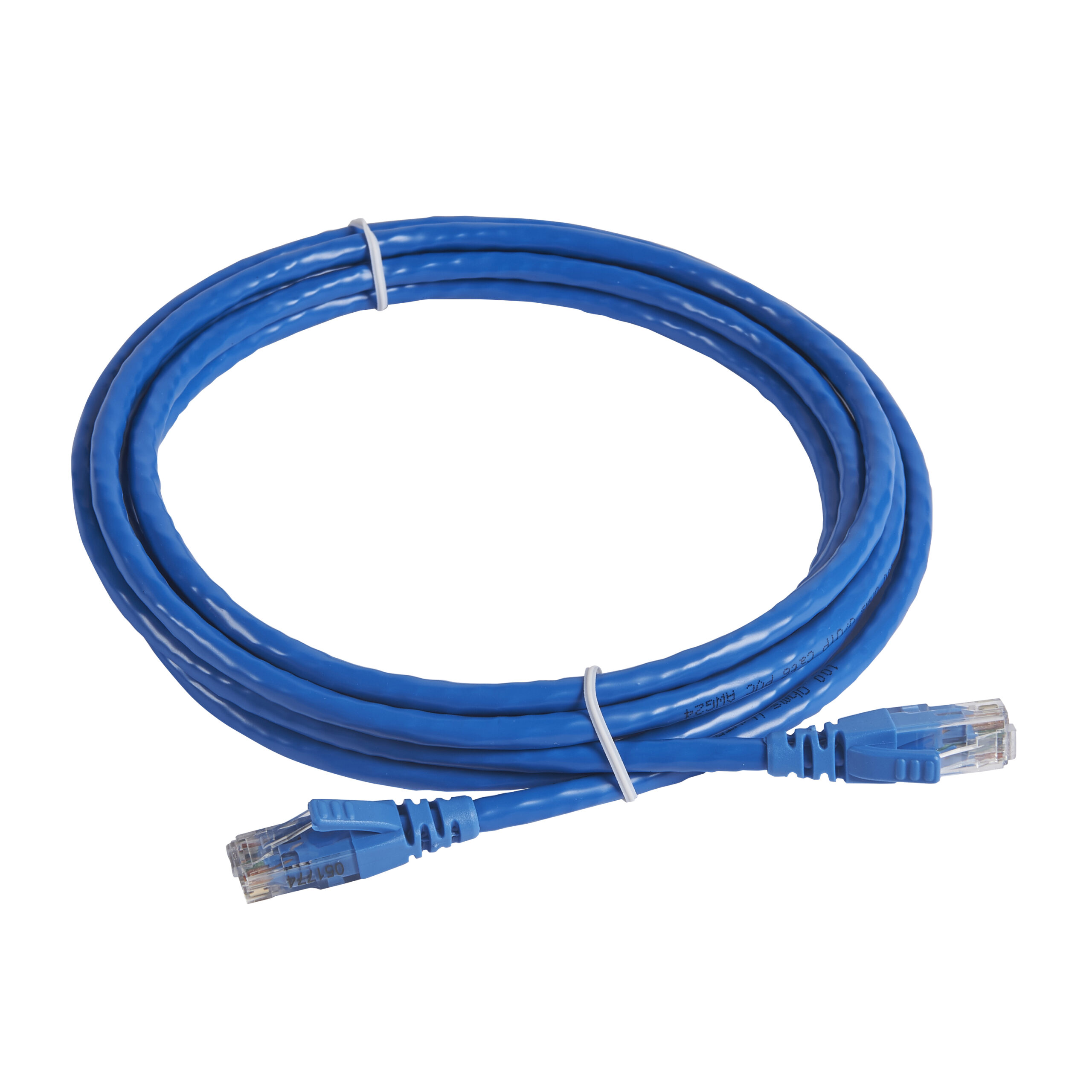 51774 LEGRAND Patch cord RJ45 category 6 U/UTP PVC blue 3m (51774) - Image 1