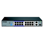 DES-F1016P-E  16-Port 10/100 Long Range PoE+ Surveillance Switch