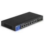 Business Switch LGS310MPC-EU -8-Port Managed Gigabit PoE+ Switch with 2 1G SFP Uplinks 110W